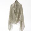 Poncho de lino master of linen de estructura ligera en color beige